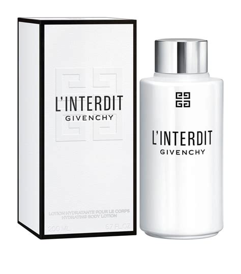 lotiune de corp givenchy l'interdit